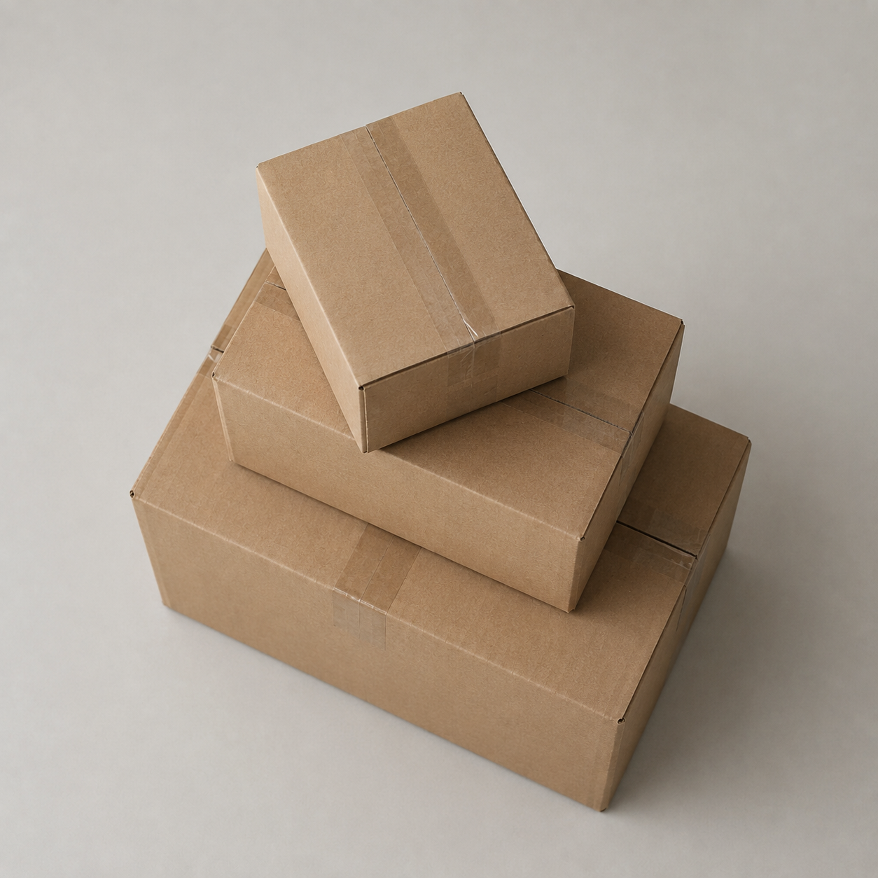 Cartons de déménagement fermés