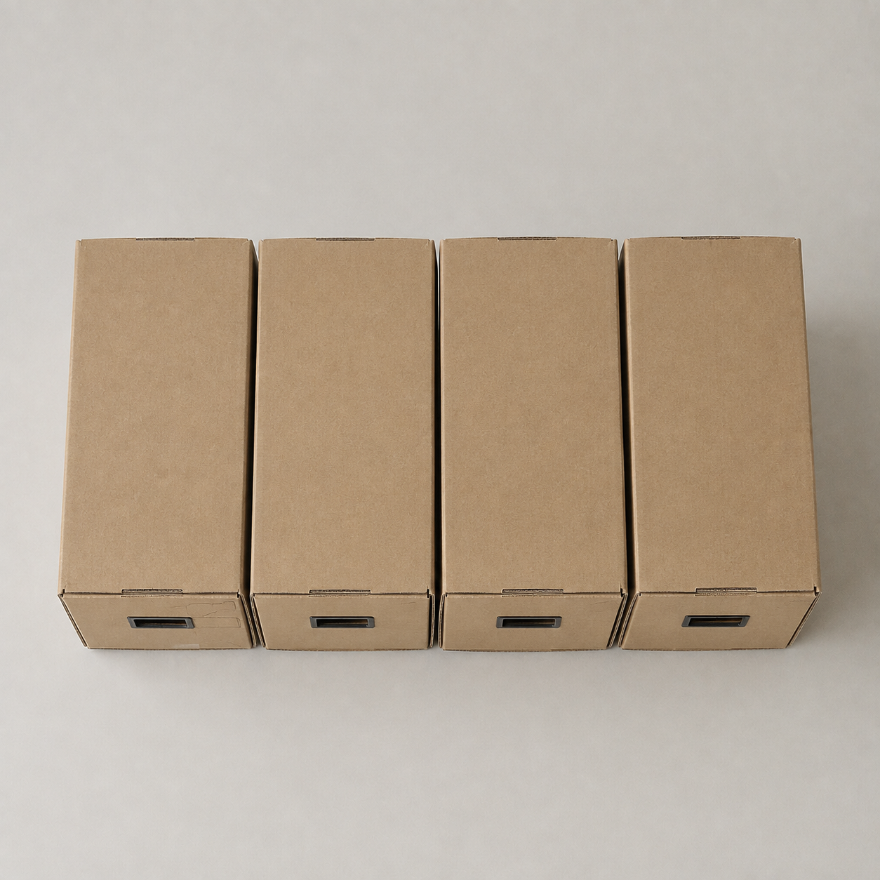 Boîtes d'archives alignées